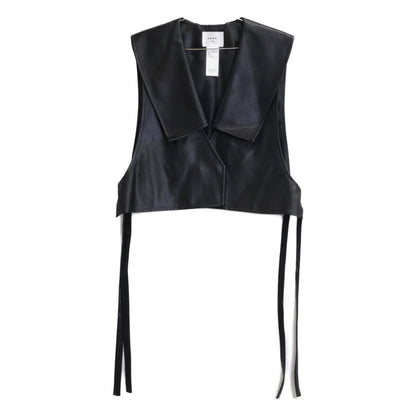 Ameri アメリ 24SS 01410740200 ブラック×グリーン TRENCH MULTI WAY LONG VEST コート