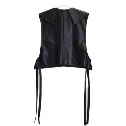 24SS 01410740200 黑色×绿色 TRENCH MULTI WAY LONG VEST 外套 M 女士