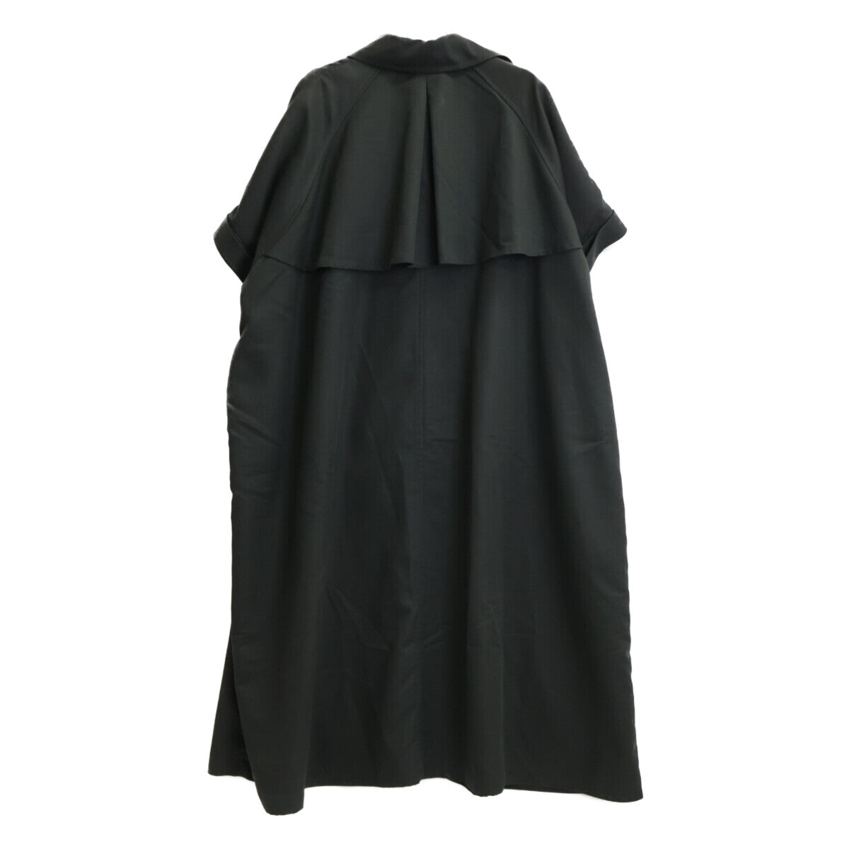 Ameri アメリ 24SS 01410740200 ブラック×グリーン TRENCH MULTI WAY LONG VEST コート
