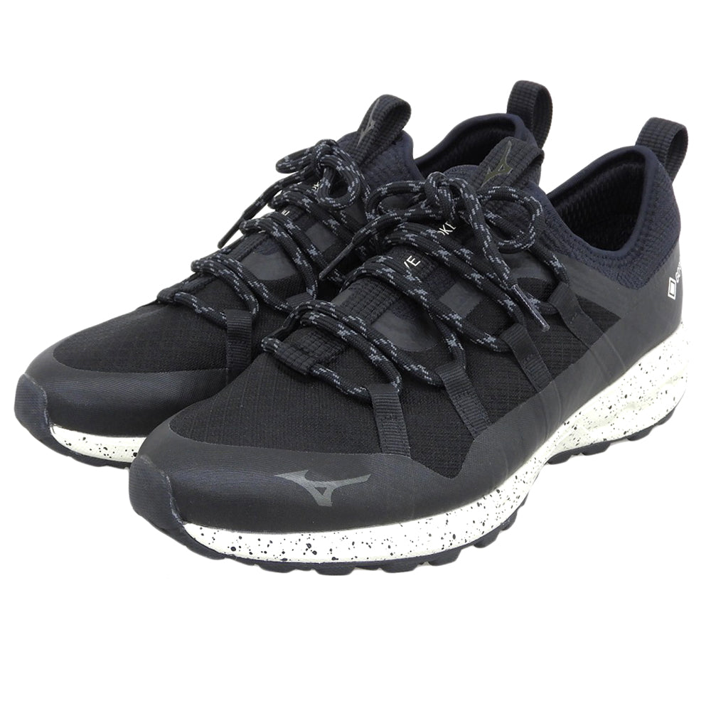 MIZUNO ミズノ 美品 WAVE EVOKE ウェーブエボーク GORE-TEX スニーカー シューズ メンズ ブラック 25.0cm B1GA220009 シューズ 7(US)