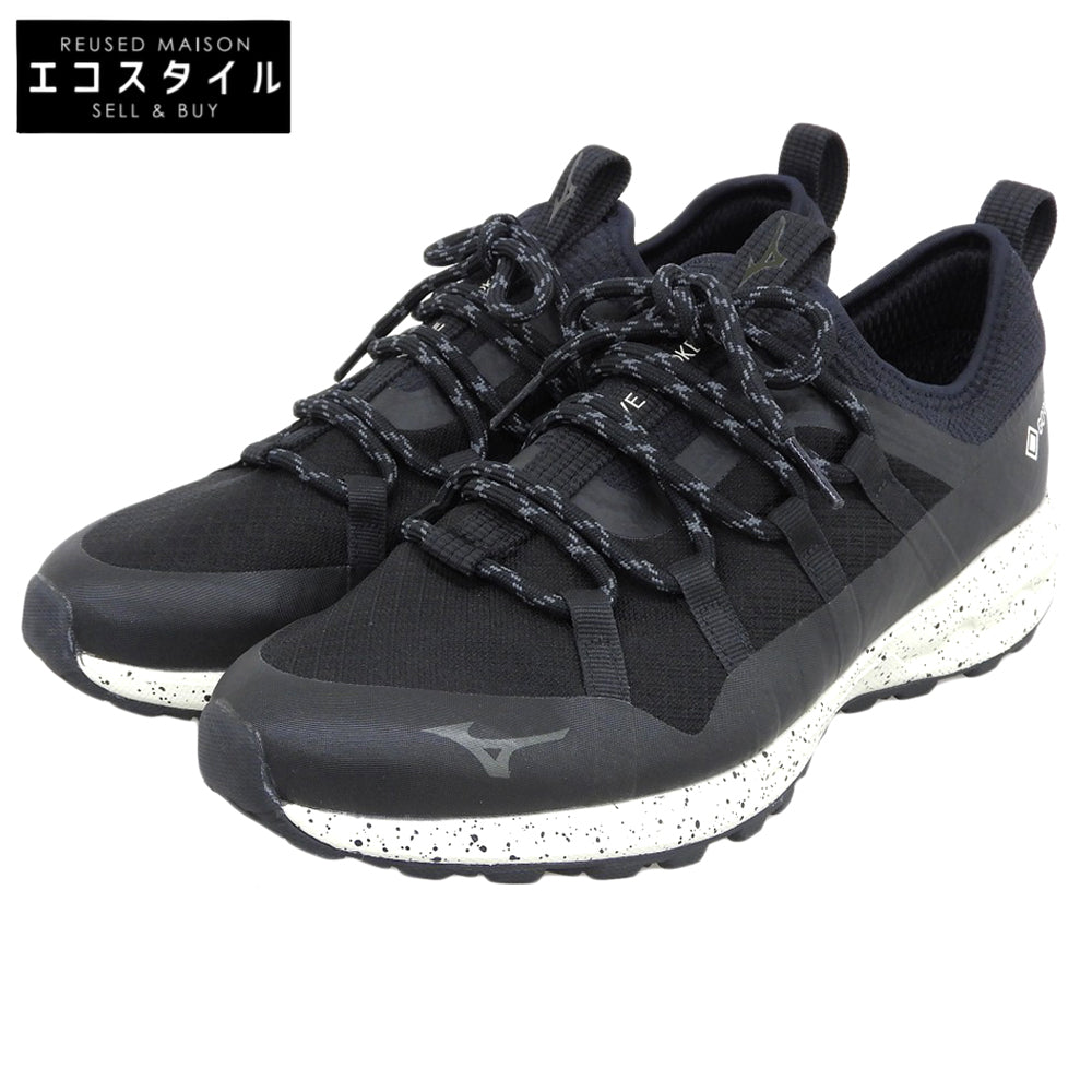 MIZUNO ミズノ 美品 WAVE EVOKE ウェーブエボーク GORE-TEX スニーカー シューズ メンズ ブラック 25.0cm B1GA220009 シューズ 7(US)