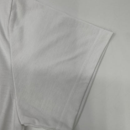 COMMEdesGARCONS HOMME PLUS 25SS PO-T018 White Short-Sleeve Zip T-Shirt Tops