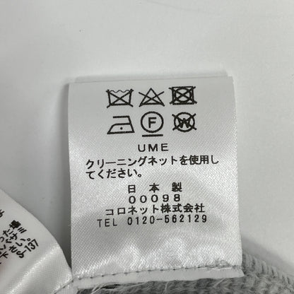 mila schon ミラショーン 500-25101 Gray Wool Shawl-Collar Buttonless Coat Coat