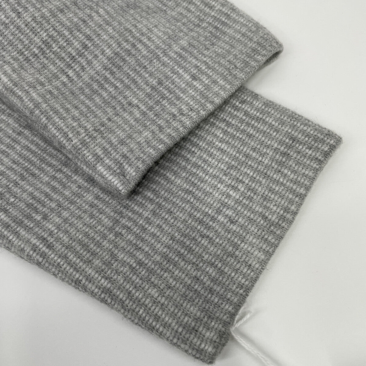 mila schon ミラショーン 500-25101 Gray Wool Shawl-Collar Buttonless Coat Coat