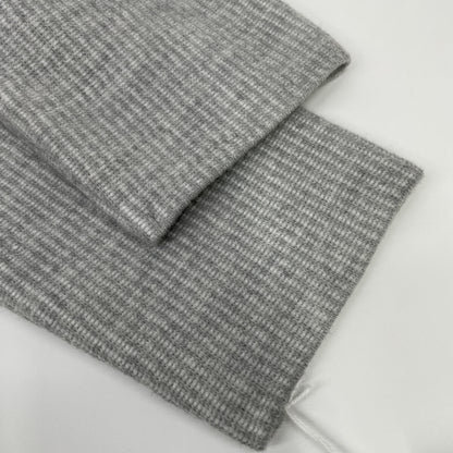 mila schon ミラショーン 500-25101 Gray Wool Shawl-Collar Buttonless Coat Coat