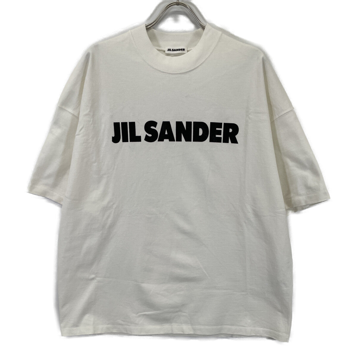 JIL SANDER 极简桑德 JSMP707020 20年 白色 Logo印花 T恤 上衣
