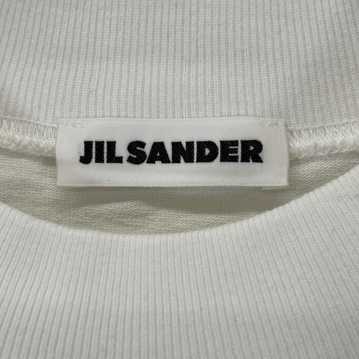 JIL SANDER 极简桑德 JSMP707020 20年 白色 Logo印花 T恤 上衣