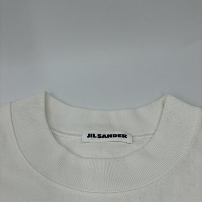 JIL SANDER 极简桑德 JSMP707020 20年 白色 Logo印花 T恤 上衣