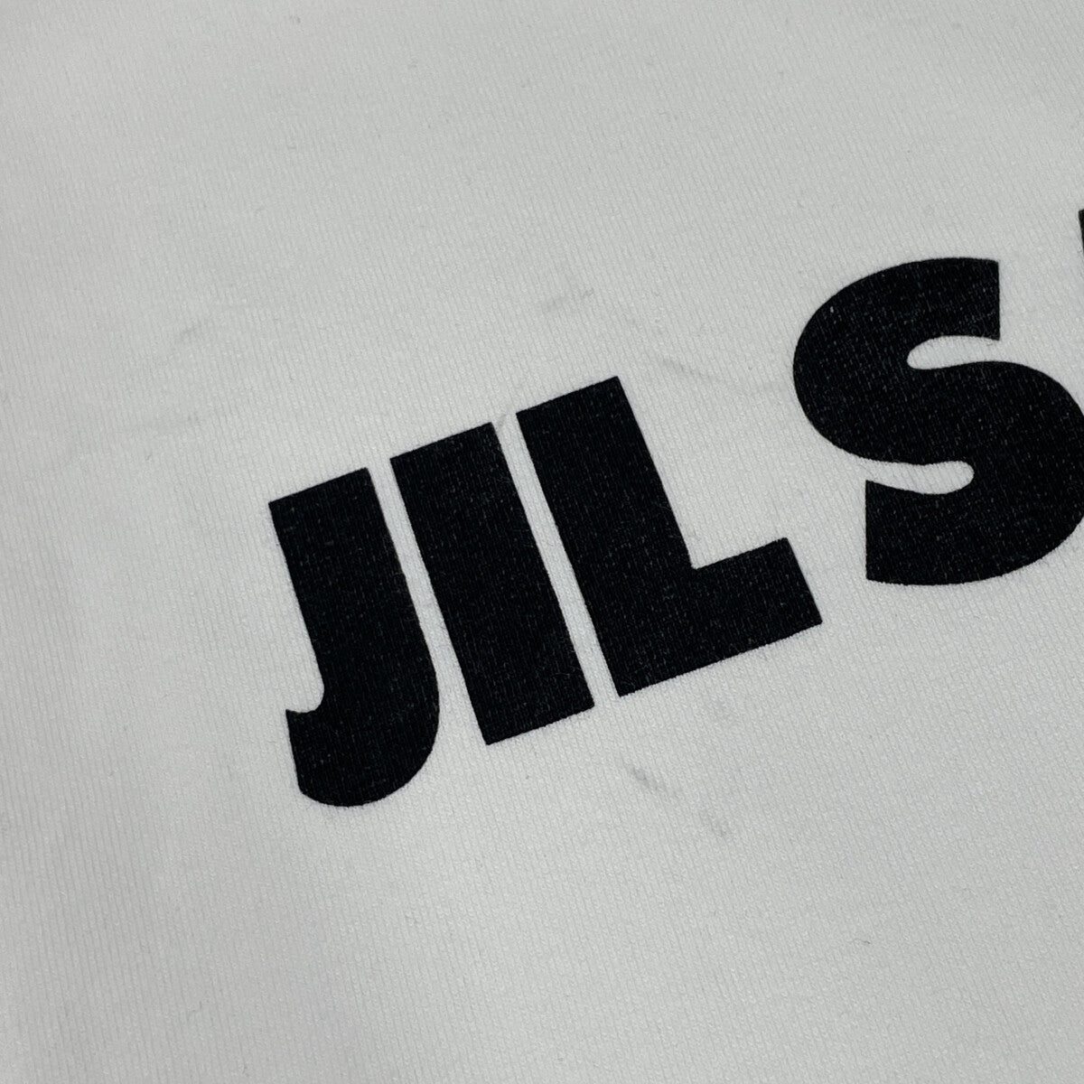 JIL SANDER 极简桑德 JSMP707020 20年 白色 Logo印花 T恤 上衣