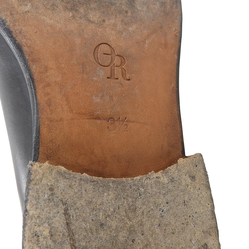 ORIENTAL　SHOES オリエンタルシューズ ALBERS コインローファー シューズ レディース ブラック 3 1/2 シューズ 3.5