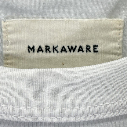 MARKAWARE マーカウエア 【EDIFICE別注】ライトブルー 手染め加工 クルーネックカットソー トップス