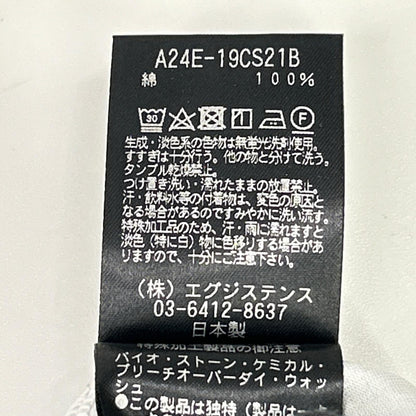 MARKAWARE マーカウエア 【EDIFICE別注】ライトブルー 手染め加工 クルーネックカットソー トップス