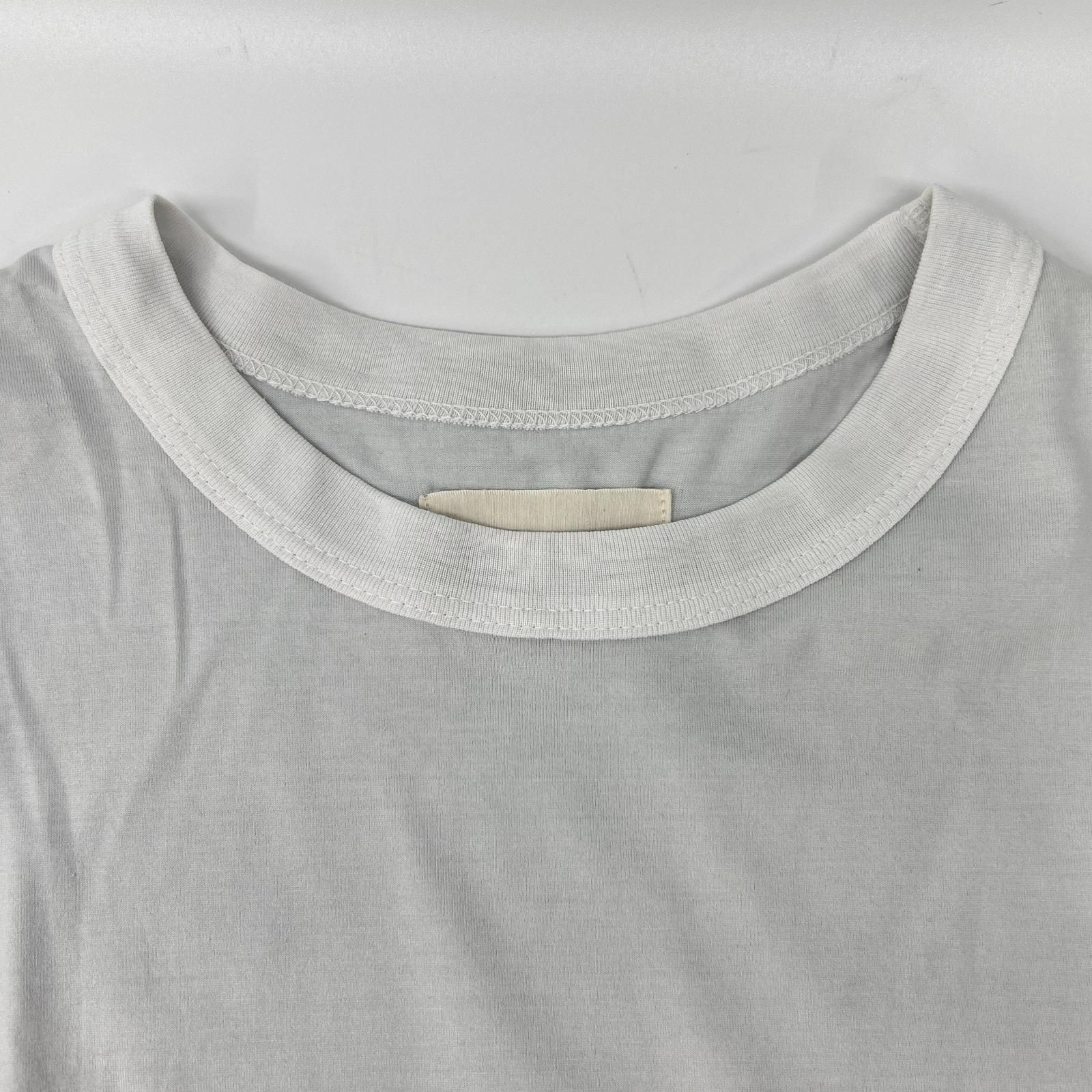 MARKAWARE マーカウエア 【EDIFICE別注】ライトブルー 手染め加工 クルーネックカットソー トップス