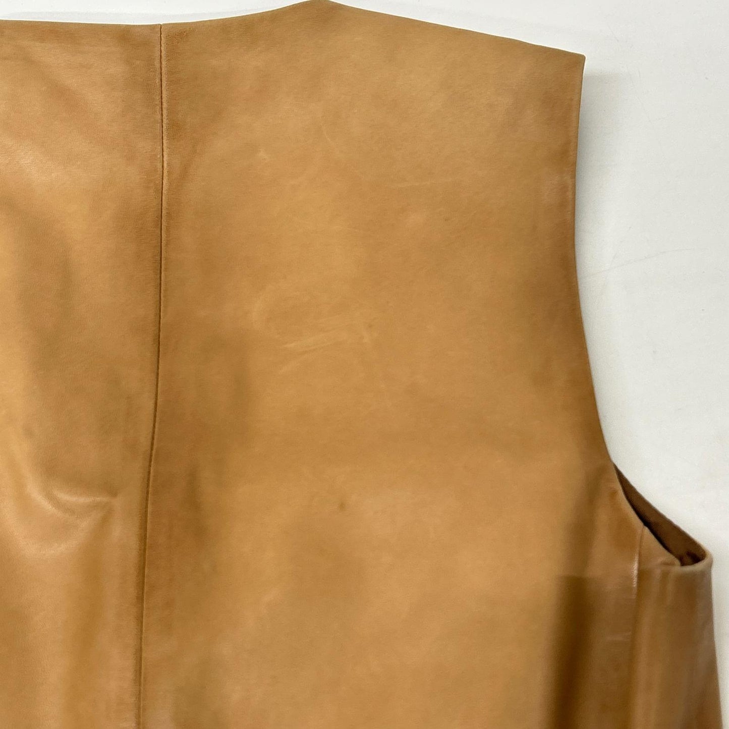 Ralph Lauren 0763909ZVB Brown Lamb Leather Gilet/Vest Vest