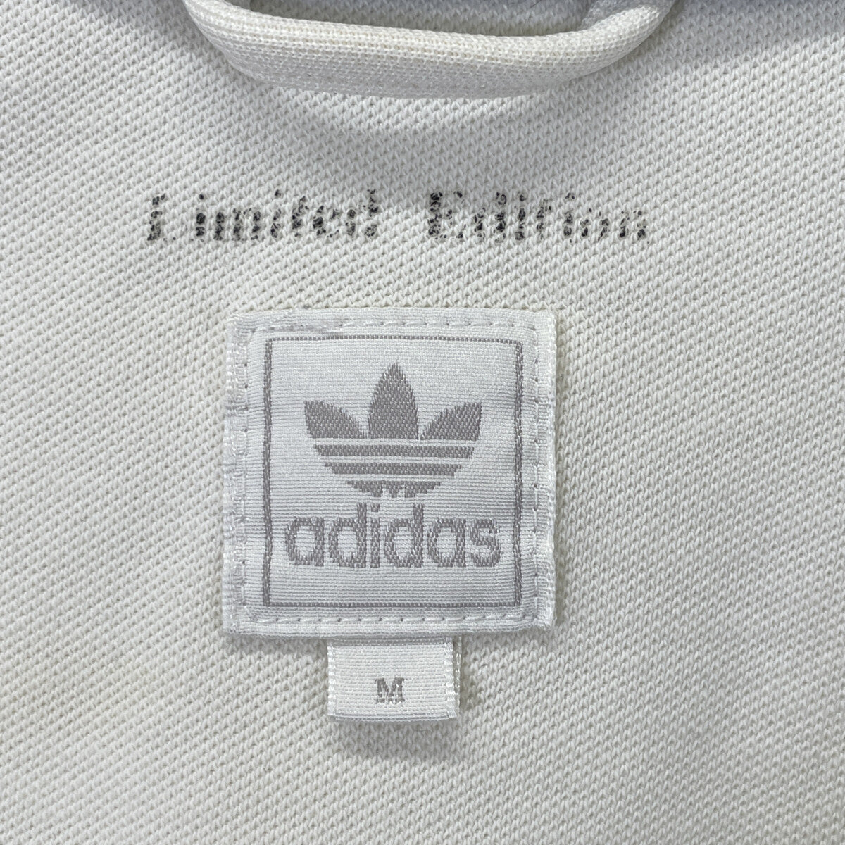 adidas Limited Edition 00s All Blacks Embroidered Beige x Black Trefoil Track Jacket
