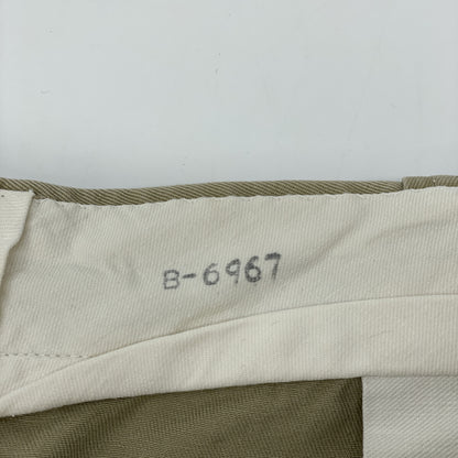60s Beige M-45 Chino Pants RAPID Double-sided Zipper 4-Pocket Bottoms No Tag Men's