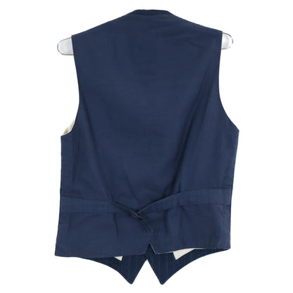 RRL Ralph Lauren [Excellent Condition/Domestic Authentic] 78289272100 Striped Wool x Cotton x Linen 4-Pocket Vest