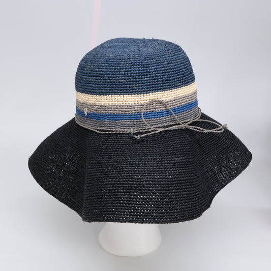 HELEN KAMINSKI 【Beautiful Condition】PROVENCE 12 Border Raffia Hat