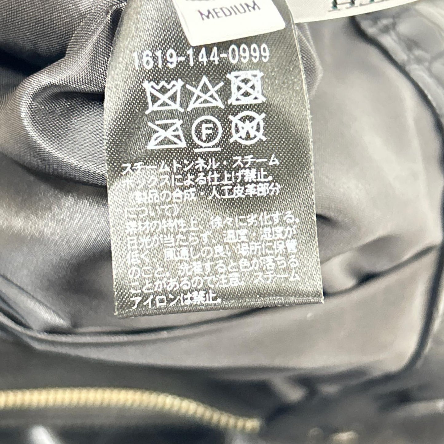 B&Y UNITED ARROWS BEAUTY&YOUTH UNITED ARROWS 1619-144-0999 黑色 鳄鱼纹 仿皮短裤 下装 M
