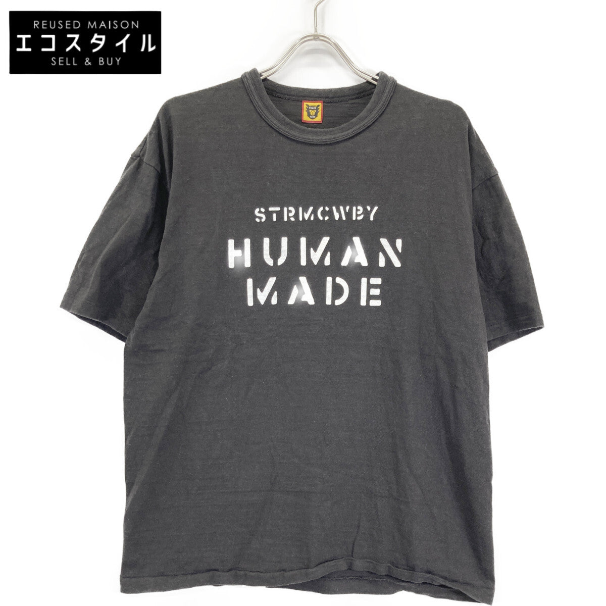HUMAN MADE STRMCWBY TEE Logo Print Short-Sleeve T-shirt / Tops