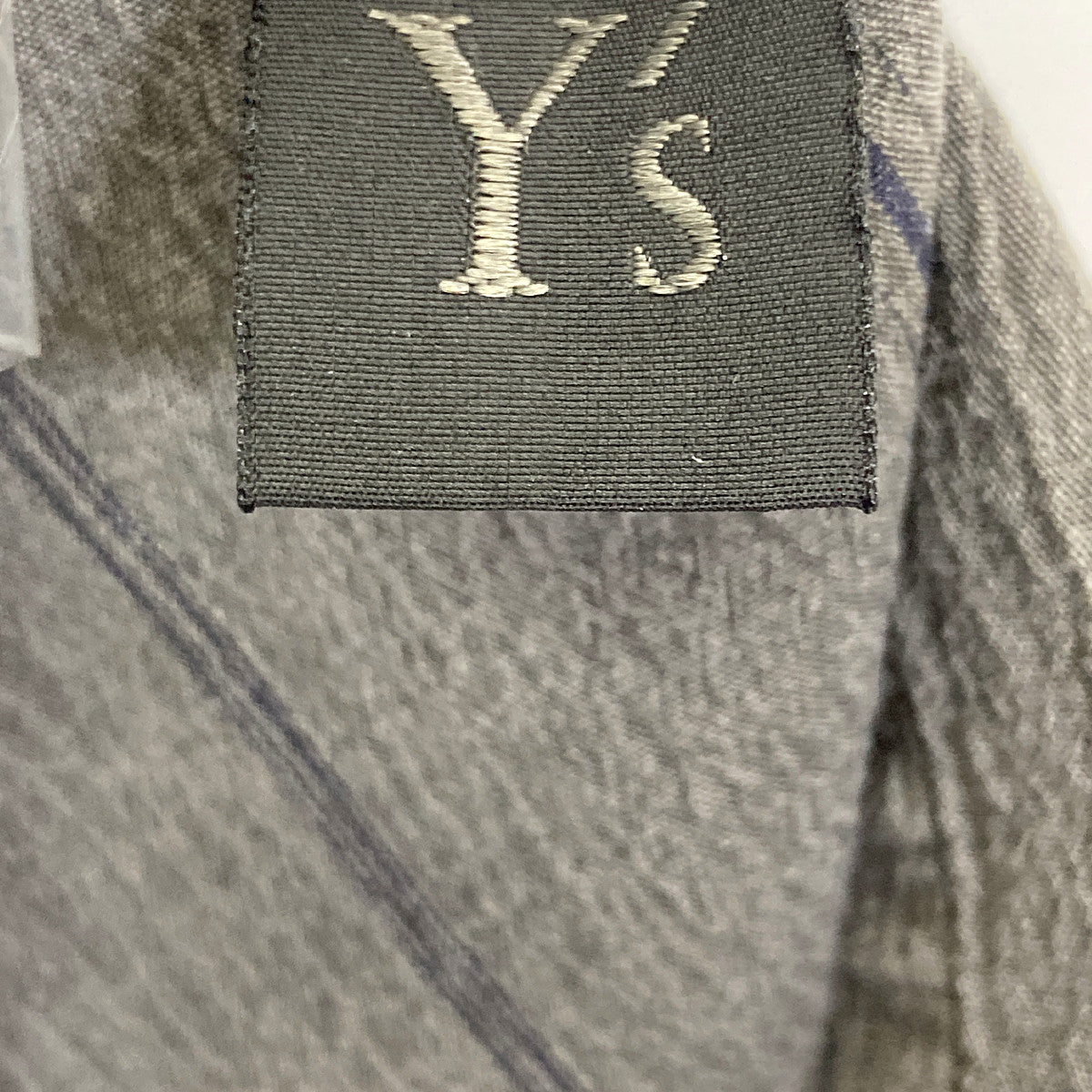 Y's Y's YT-D04-027 灰色 WASHER STRIPE ASYMMETRIC FRENCH DRESS 拼接条纹连衣裙 连衣裙
