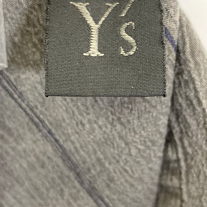 Y's Y's YT-D04-027 灰色 WASHER STRIPE ASYMMETRIC FRENCH DRESS 拼接条纹连衣裙 连衣裙
