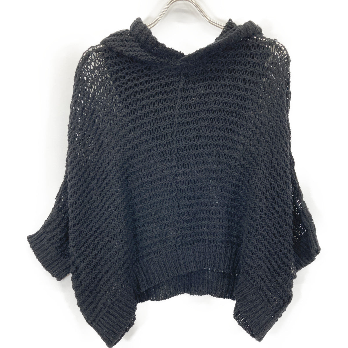 YP-K99-586 25SS Black Damaged Stripe Hoodie Tops 2 Women's