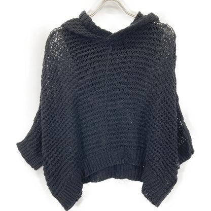 YP-K99-586 25SS Black Damaged Stripe Hoodie Tops 2 Women's