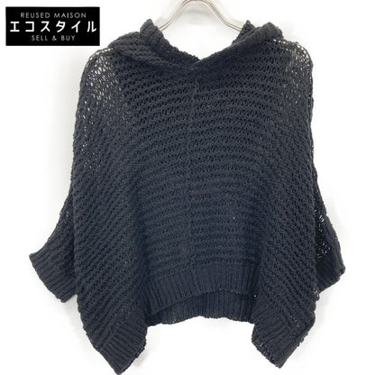 YP-K99-586 25SS Black Damaged Stripe Hoodie Tops 2 Women's