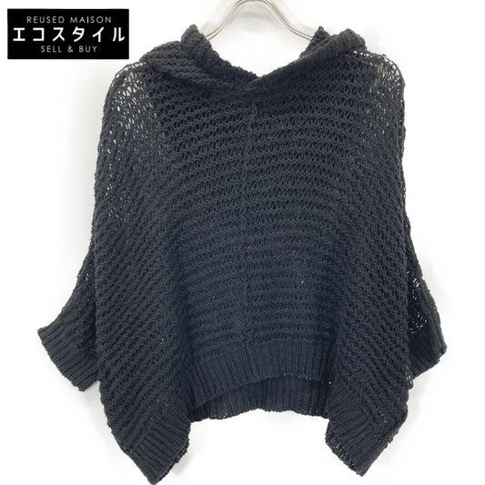 YP-K99-586 25SS ブラック ダメージストライプフーディ トップス 2 レディース