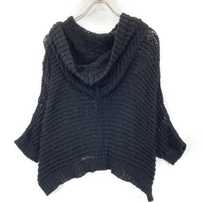 YP-K99-586 25SS Black Damaged Stripe Hoodie Tops 2 Women's
