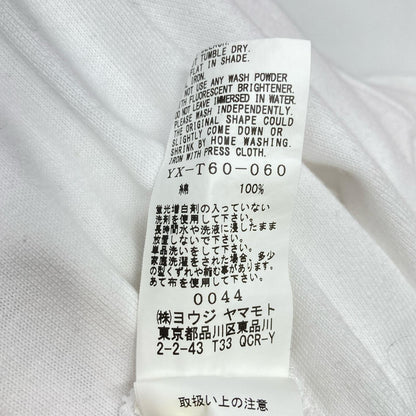 Y's ワイズ YX-T60-060 ﾎﾜｲﾄ ﾜﾝﾎﾟｹｯﾄｵｰﾊﾞｰｻｲｽﾞﾜｲﾄﾞｶｯﾄｿｰ トップス 2