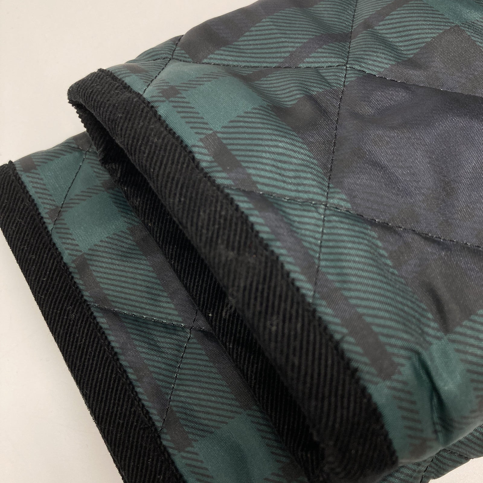 SLOBE Special Order Black x Green ARKLEY Hooded Coat Jacket 38 Ladies