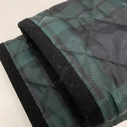 SLOBE Special Order Black x Green ARKLEY Hooded Coat Jacket 38 Ladies