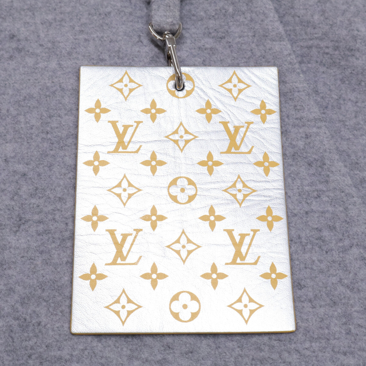 LOUIS VUITTON ルイヴィトン 国内正規 HHB68WOWC ステープルズエディション ウールカシミヤ レザータグ ダブルフェイス フーディ プルオーバー トップス