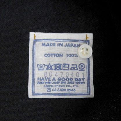 45R Forty Five R Black Watch Kanoko M Cami Polo Top Cotton Women's Navy x Green 80470401 Tops