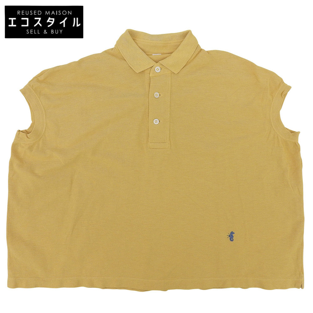 45R Canoco M Cami Polo Cotton Top Women's Yellow 70570012 Tops