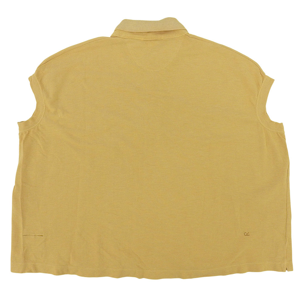 45R Canoco M Cami Polo Cotton Top Women's Yellow 70570012 Tops