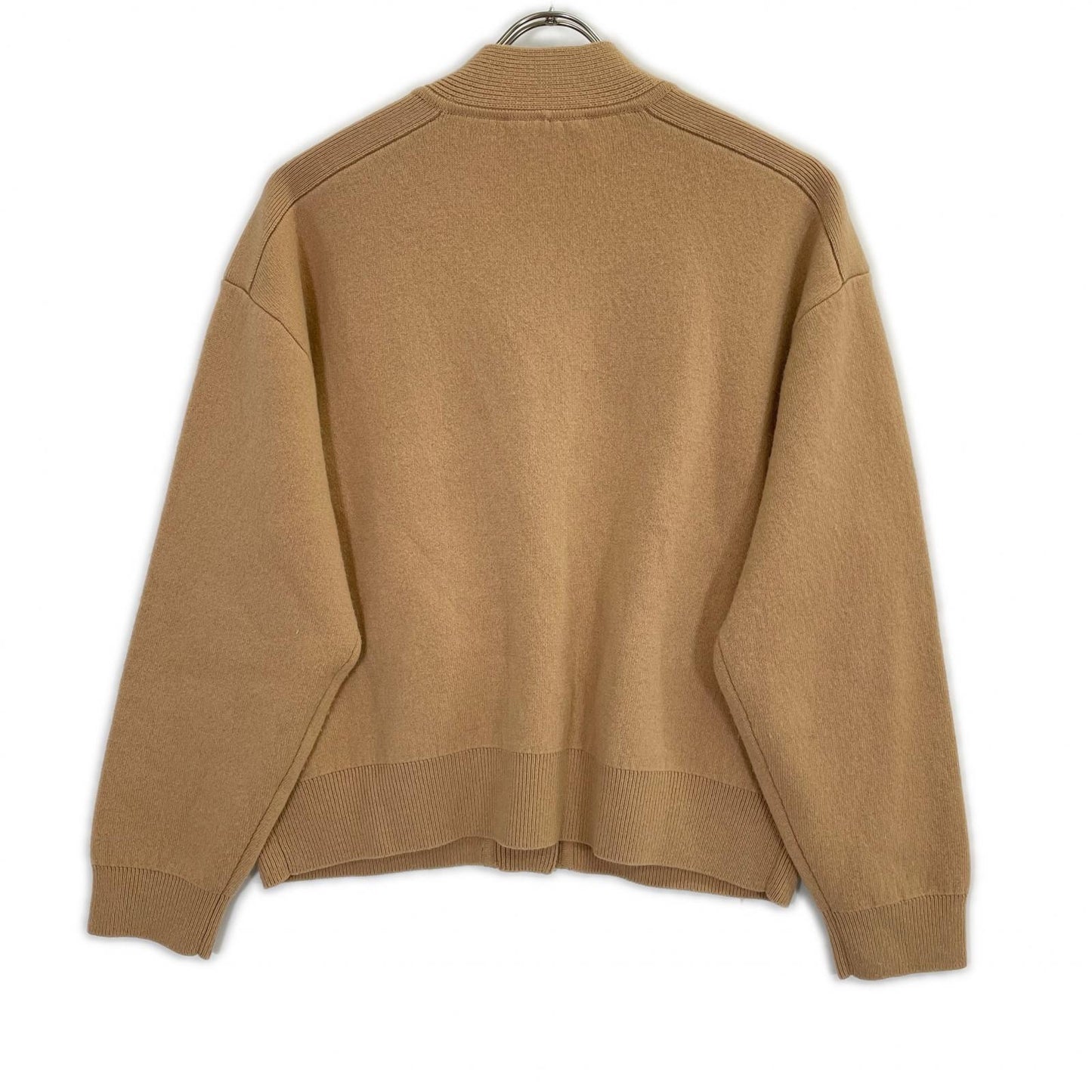 DESIGNWORKS Beige Wool Cashmere Connected Cardigan Top 38