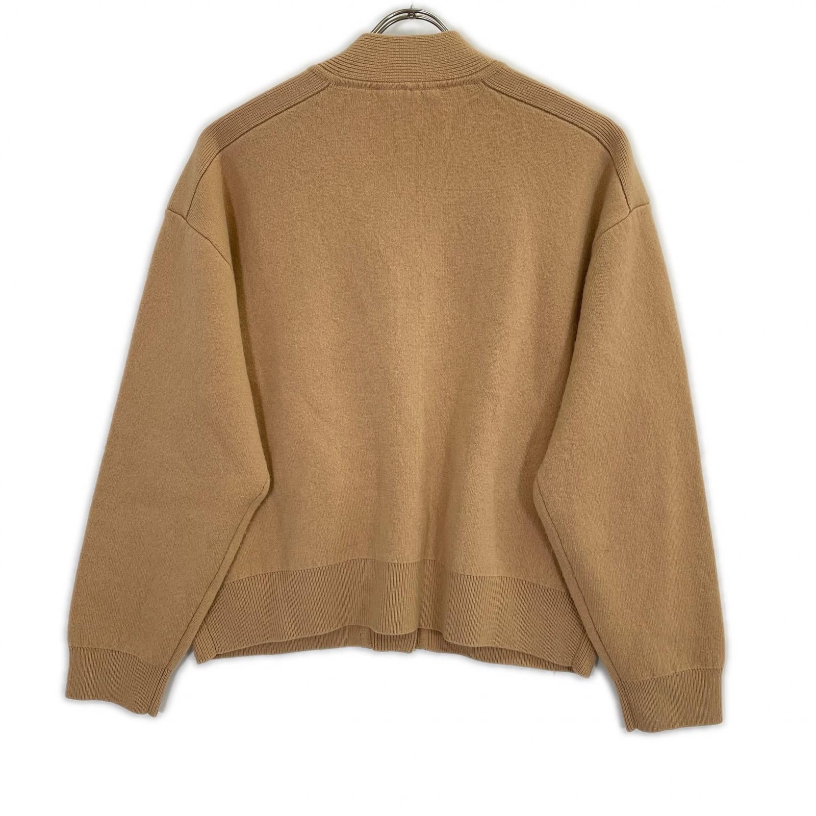 DESIGNWORKS Beige Wool Cashmere Connected Cardigan Top 38