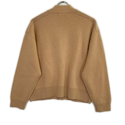 DESIGNWORKS Beige Wool Cashmere Connected Cardigan Top 38