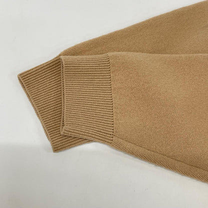 DESIGNWORKS Beige Wool Cashmere Connected Cardigan Top 38