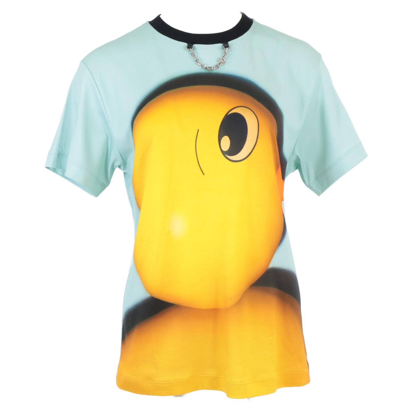 LOUIS VUITTON Louis Vuitton [Domestic/24SS] RW242WW MRV FRTS42 LV Duck Short-sleeved T-shirt with Collar Chain / Top