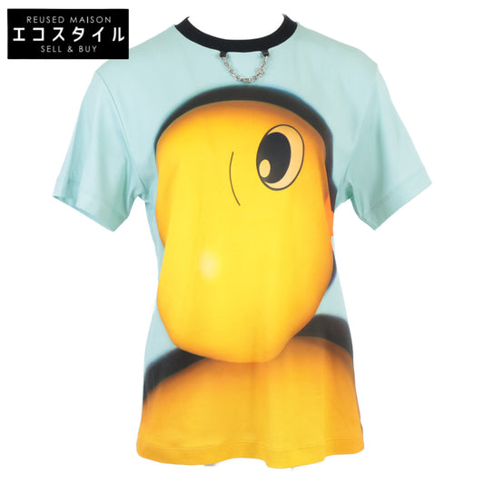 LOUIS VUITTON ルイヴィトン 【国内正規/24SS】RW242WW MRV FRTS42 LVダック 襟元チェーン付 半袖Tシャツ/ トップス