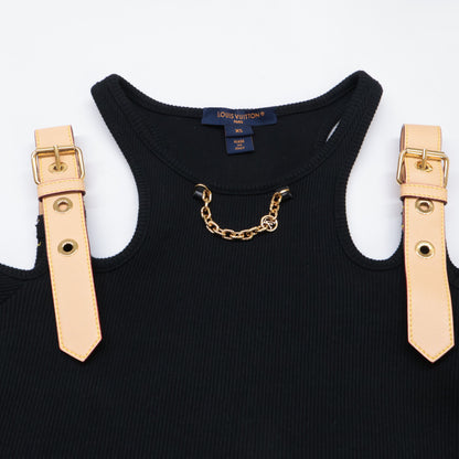 LOUIS VUITTON Louis Vuitton [Domestic/24SS] RW241WW GXW FQJD12 Eyelet Tab Dress