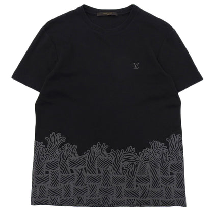 LOUIS VUITTON Christopher Nemeth Cotton Design Print Short Sleeve Cut and Sewn XS RM152M H8Y 19WCMS 15AW Tops