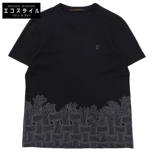LOUIS VUITTON ルイヴィトン クリストファーネメス コットン デザインプリント ショートスリーブカットソー XS RM152M H8Y 19WCMS 15AW トップス