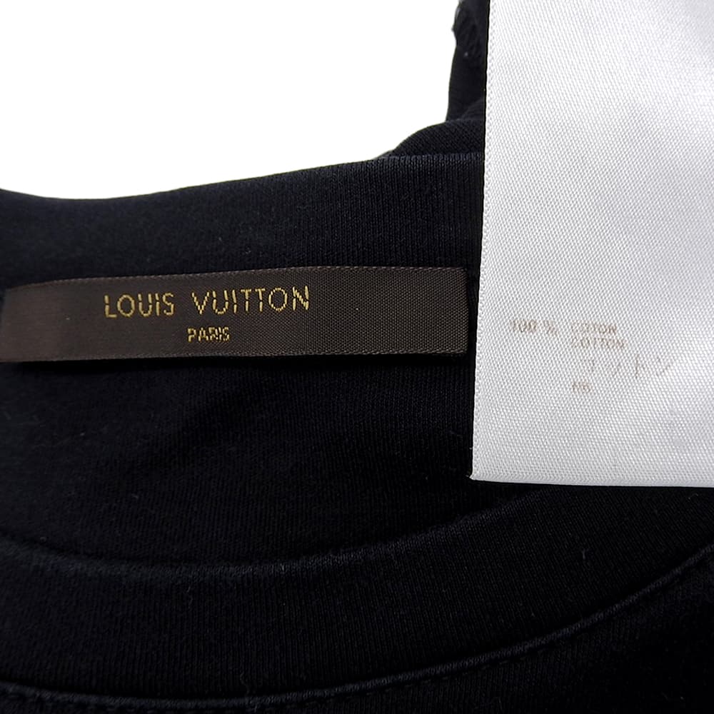 LOUIS VUITTON Christopher Nemeth Cotton Design Print Short Sleeve Cut and Sewn XS RM152M H8Y 19WCMS 15AW Tops