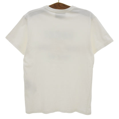 GUCCI Cotton TAPE ME Sequin-Embellished Front Logo Short-Sleeve T-Shirt Top Men's White S 717422 XJFM6 Top