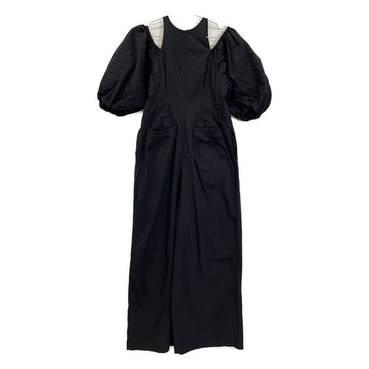 CLANE 17112-5292 24AW Black VOLUME PUFF SHOULDER ALL IN ONE Jumpsuit